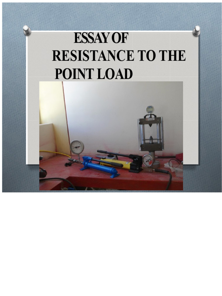 Point Load Resistance Tests PLT | PDF | Anisotropy | Chemistry