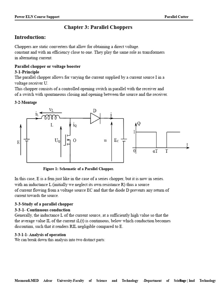 Chapter 3 Parallel Choppers | PDF | Electrical Components ...