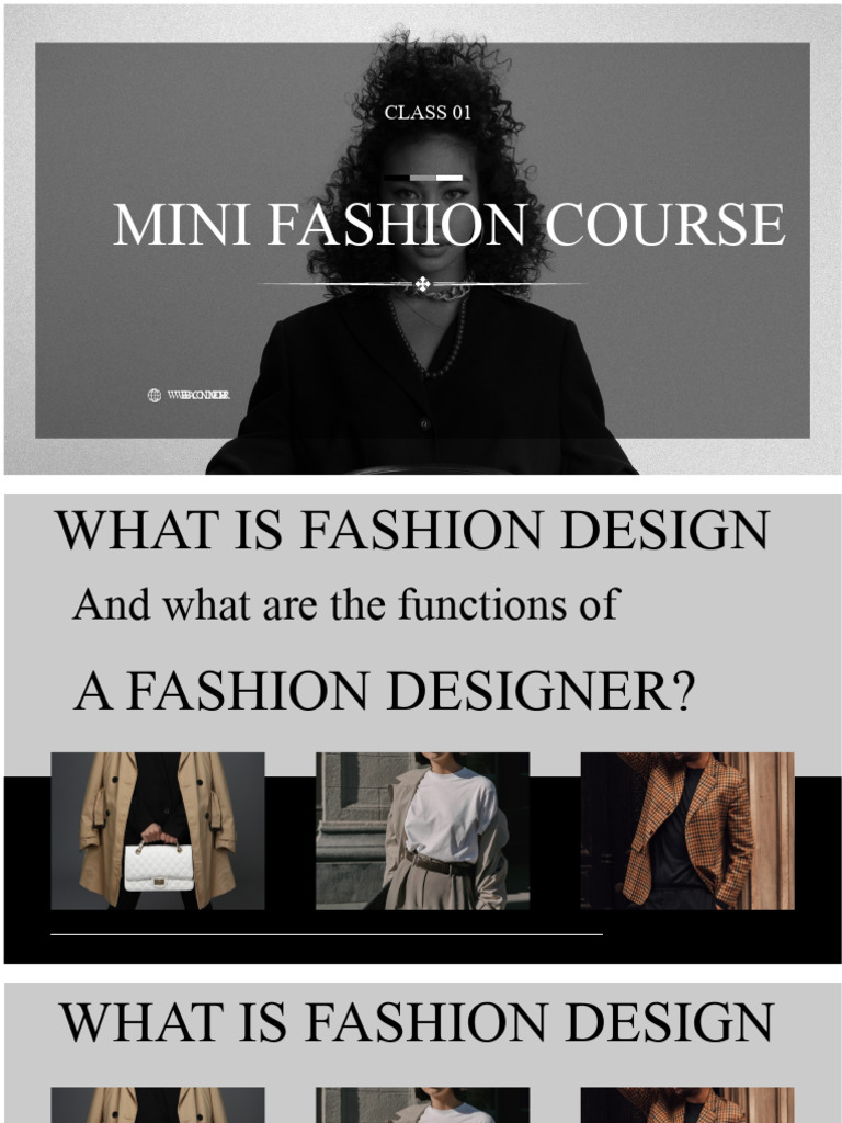 Fashion Design Course Overview | PDF | Fashion | Fashion Design