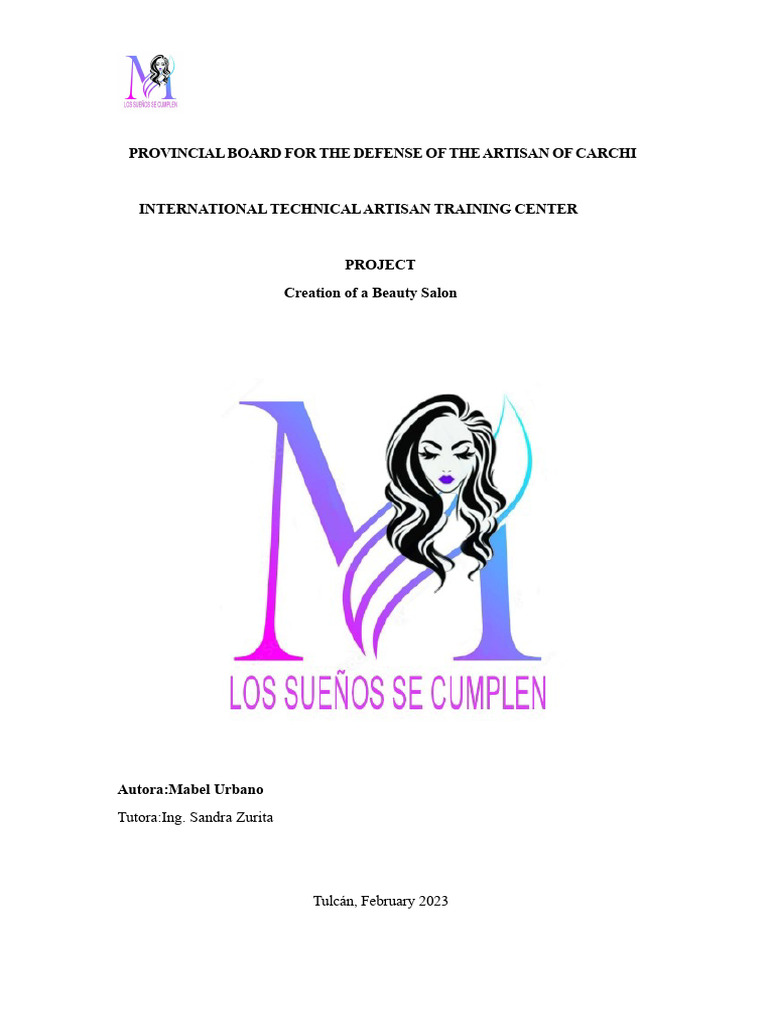 BEAUTY SALON PROJECT | PDF | Hairstyle | Hair