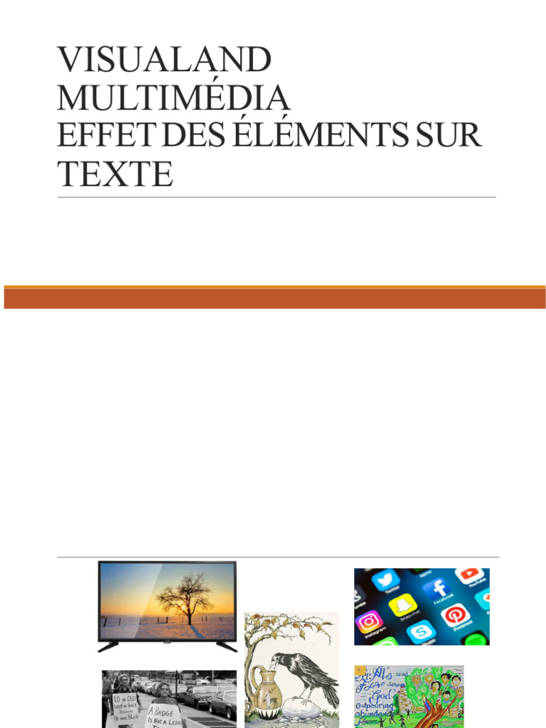 Impact des éléments multimédias sur le texte | PDF | Multimédia | Animation