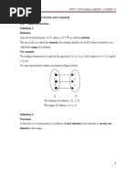 Chapter 4: Functions and Graphs 4.1) Basics of Functions Definition 1: Relations