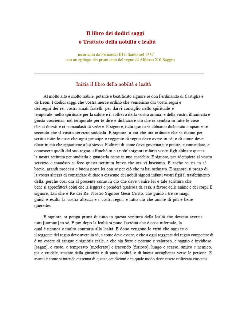 Il Libro Dei Dodici Saggi | PDF