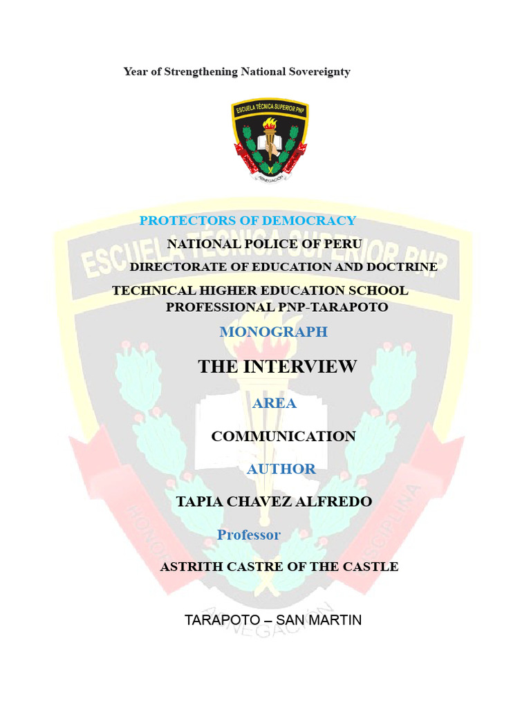 Interview Techniques for Police Training | PDF | Interview | Job Interview
