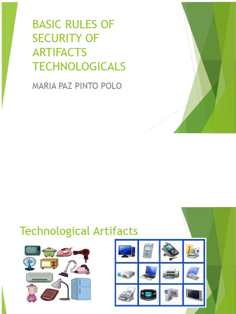 Basic Safety Standards For Technological Artifacts Maria Paz Pinto | PDF