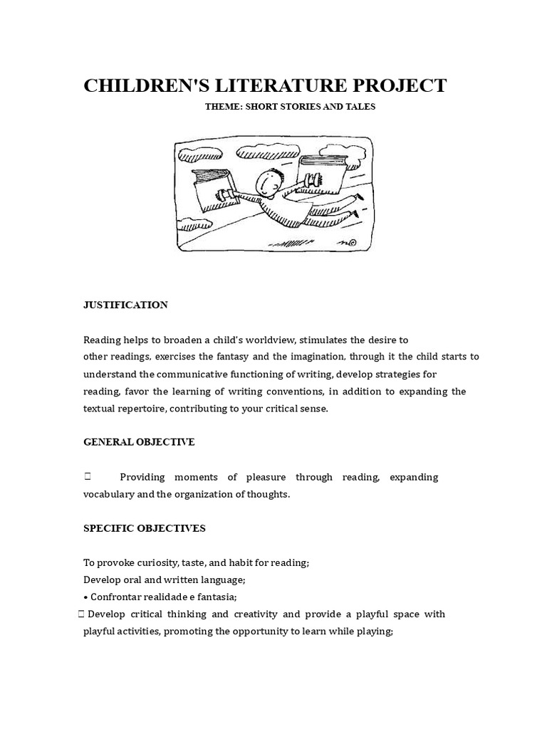 Children's Literature Project Overview | PDF | Vocabulary | Thought