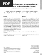 A Influência da Fisioterapia Aquática na Função e equilibrio no avc