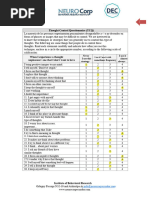 CTS-R Score Sheet for Cognitive Therapy | PDF | Thought | Emotions
