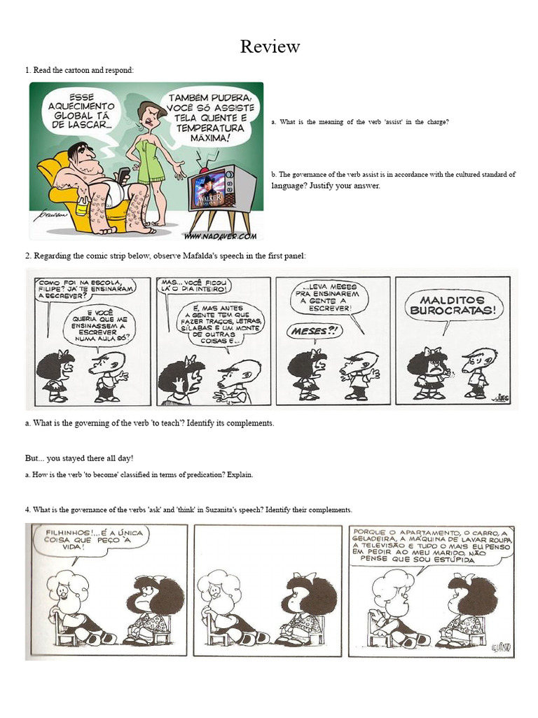 Verbal Governance in Portuguese Language | PDF | Verb | Semantics