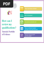 Portfolio Evidence Submission Guide | PDF