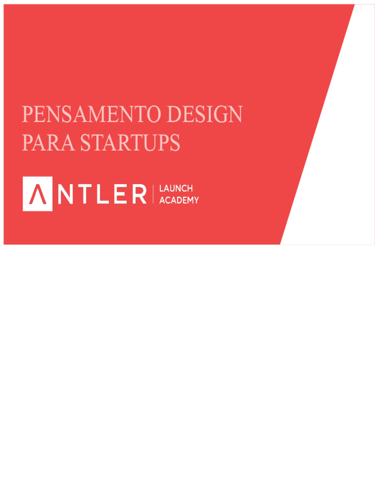 Design Thinking para Startups: Guia Prático | PDF | Protótipo | Empresa ...