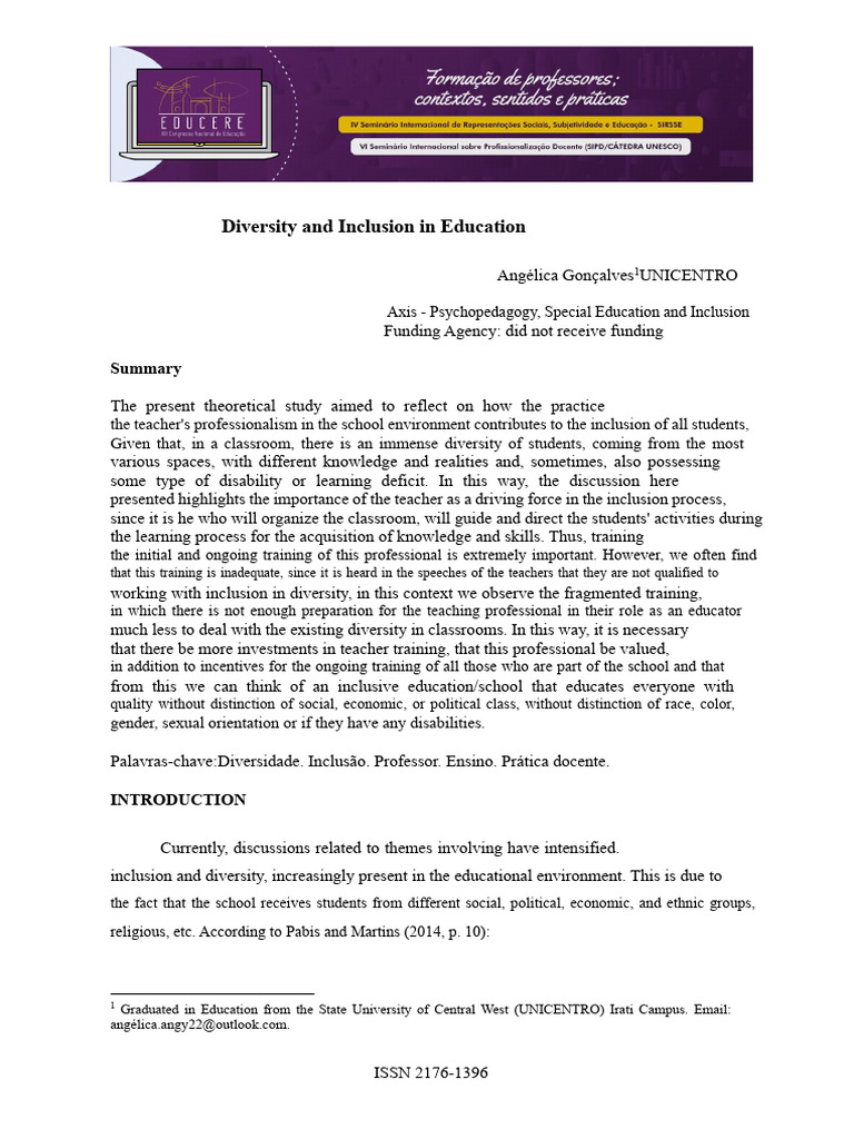 Teacher's Role in Inclusive Education | PDF | Teachers | Inclusion ...