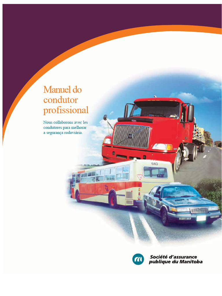 Guia do Condutor Profissional em Manitoba | PDF | Dirigir | Pneu