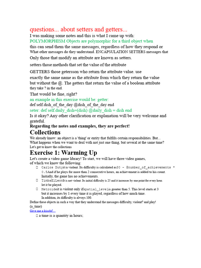 Resolved Exercises Continuous 1 | PDF | Class (Computer Programming ...