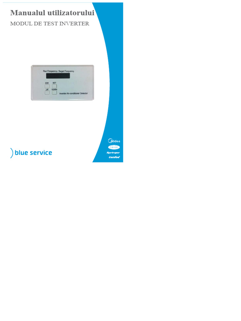 MIDEA - Module de Testare Inverter | PDF