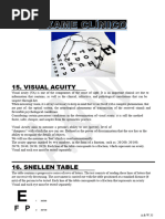 logMAR Chart for Vision Testing | PDF | Eye | Vision