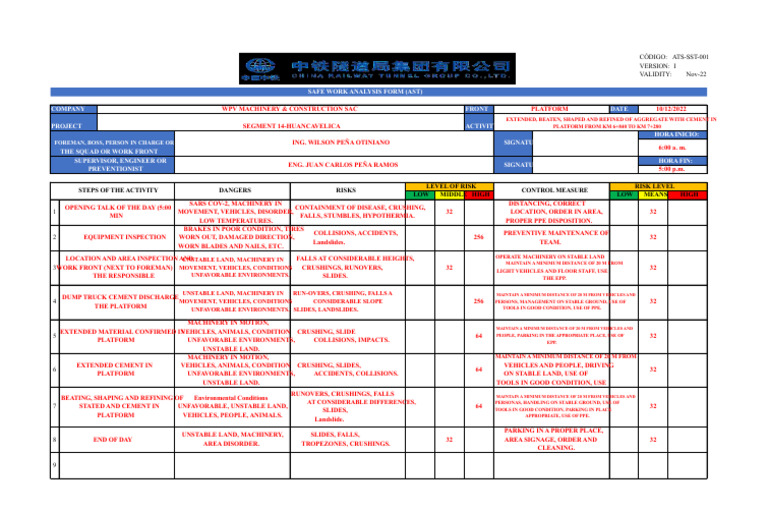 EXAMPLE ATS GRADER | PDF | Landslide | Safety