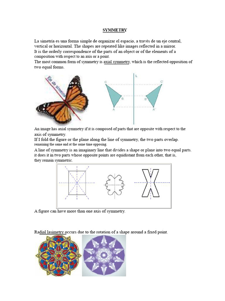 Understanding Symmetry: Axial and Radial | PDF