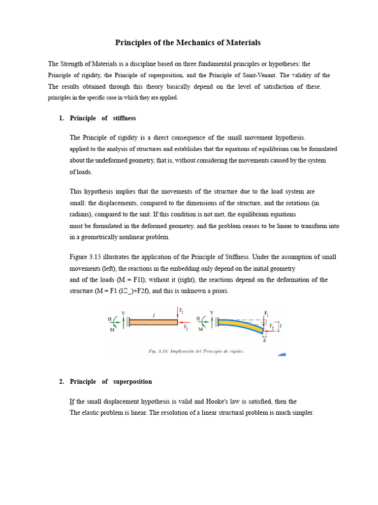 Mechanics of Materials Principles Explained | PDF | Stress (Mechanics ...