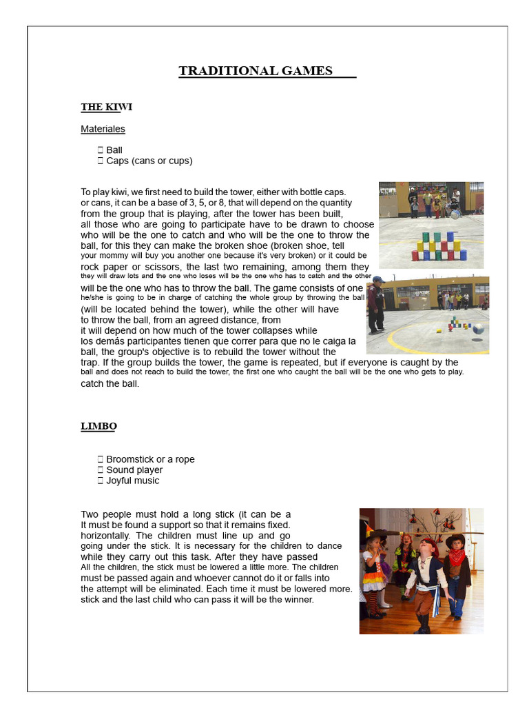 traditional games.docx | PDF