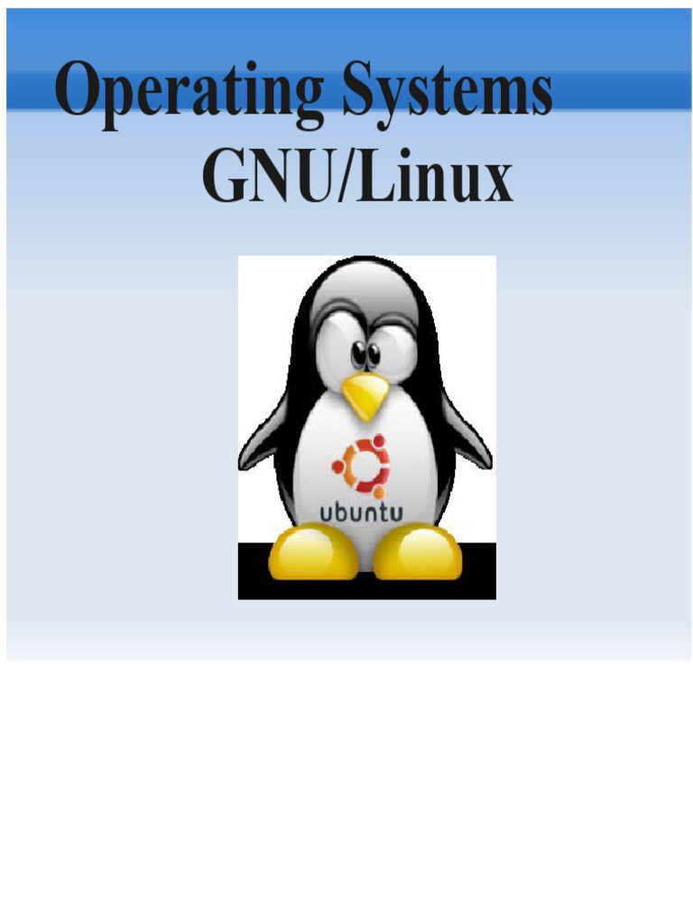 GNU Linux Operating System | PDF | Linux | Operating System