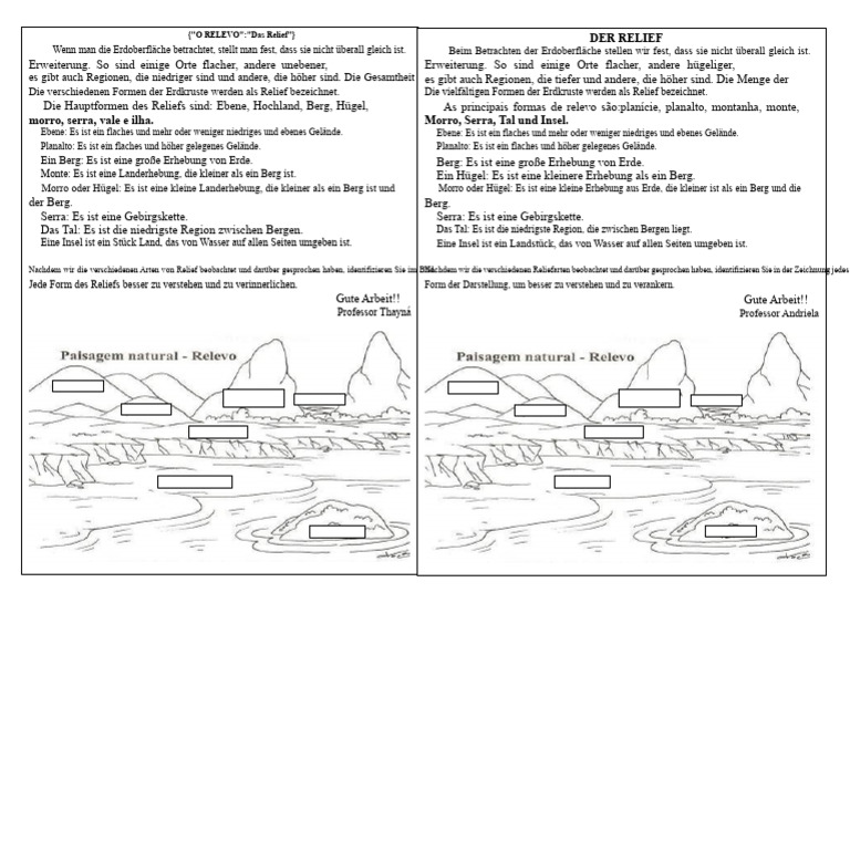 Relief-Text Und Zeichnung | PDF