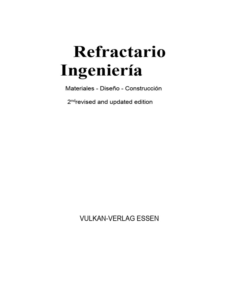 Materiales y Diseño en Ingeniería Refractaria | PDF | Ladrillo | Silicio