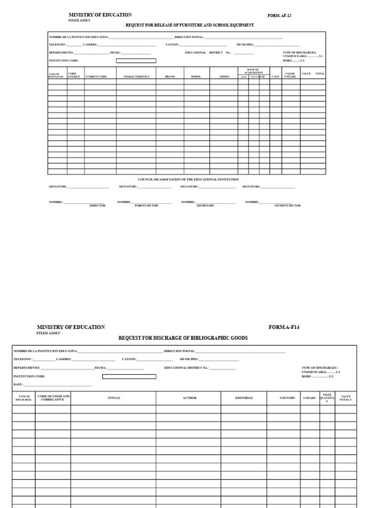 Fixed Asset Release Request Form | PDF | Science | Rectifier
