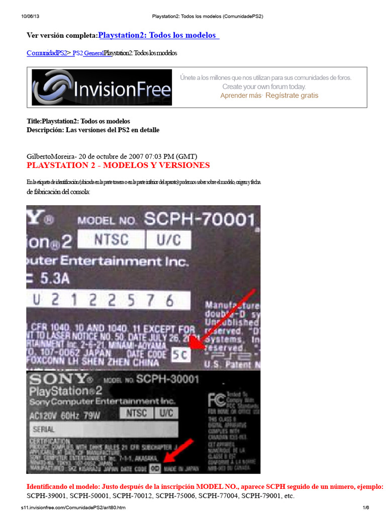 Modelos y versiones de Playstation 2 | PDF | Juegos de consolas ...