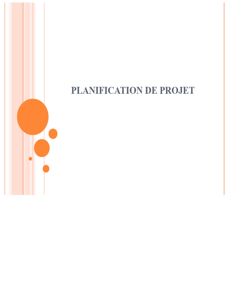 Techniques de planification de projet | PDF | Planification | Gestion ...