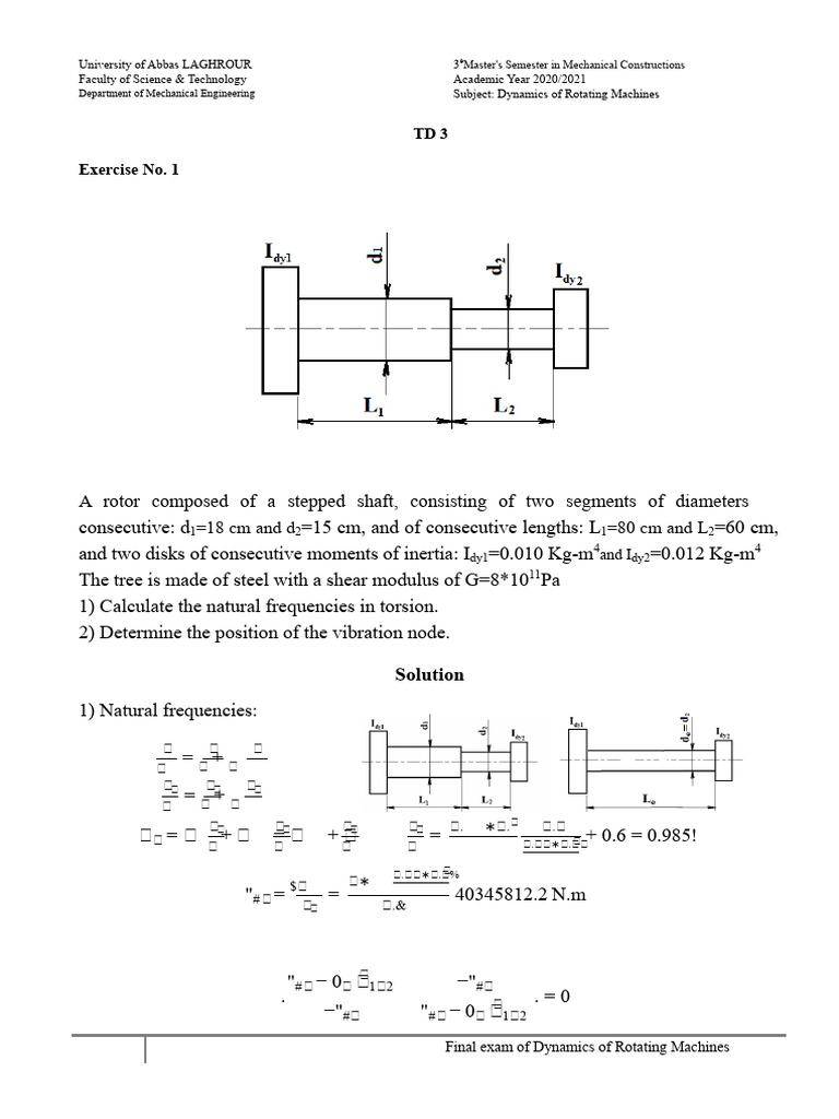 TD3 | PDF | Motion (Physics) | Applied And Interdisciplinary Physics