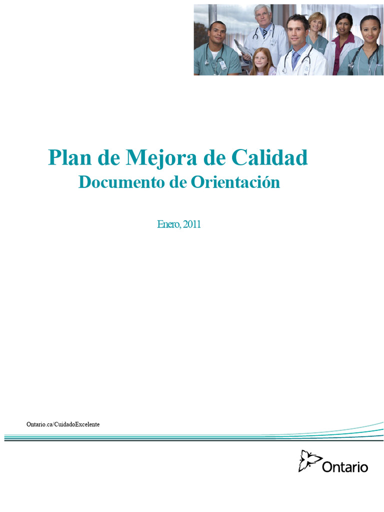Plan de Mejora de Calidad en Hospitales | PDF | Hospital | Cuidado de ...