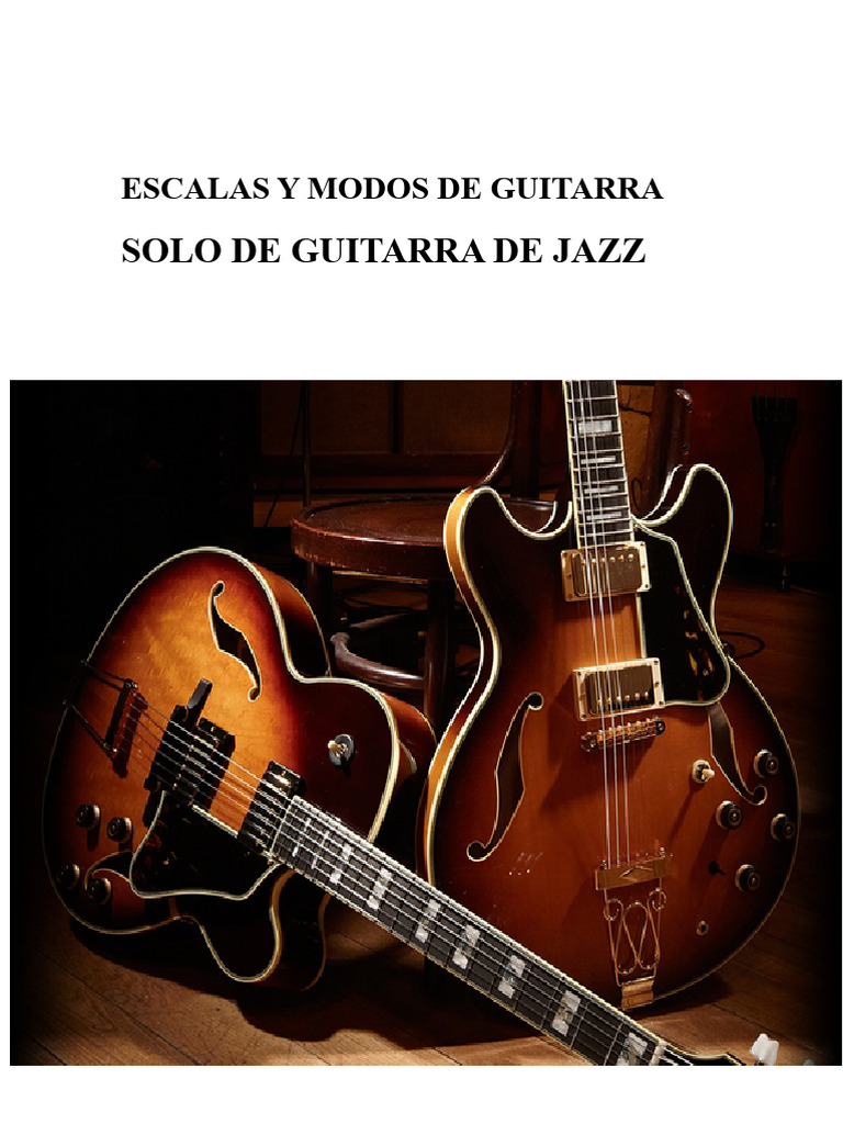 Escalas y Modos para Guitarra Jazz | PDF | Escala (música) | Escala menor