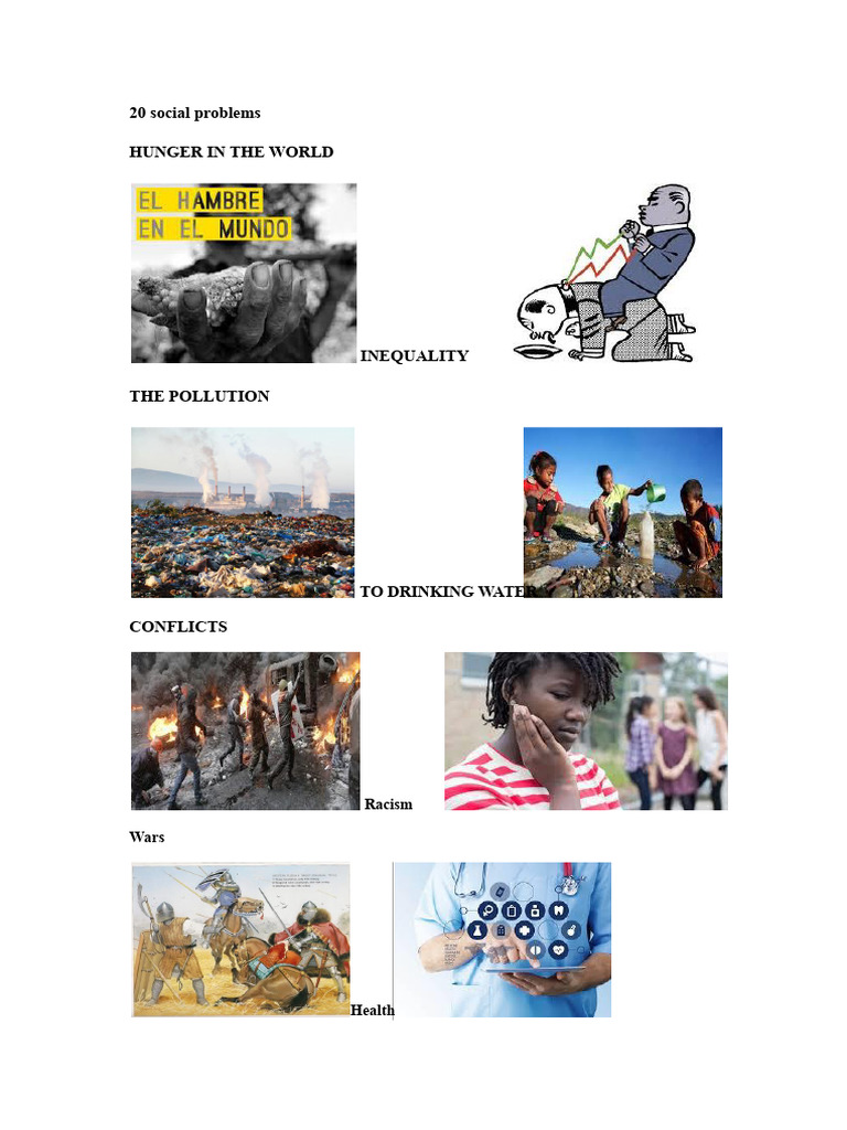20 Social Problems | PDF