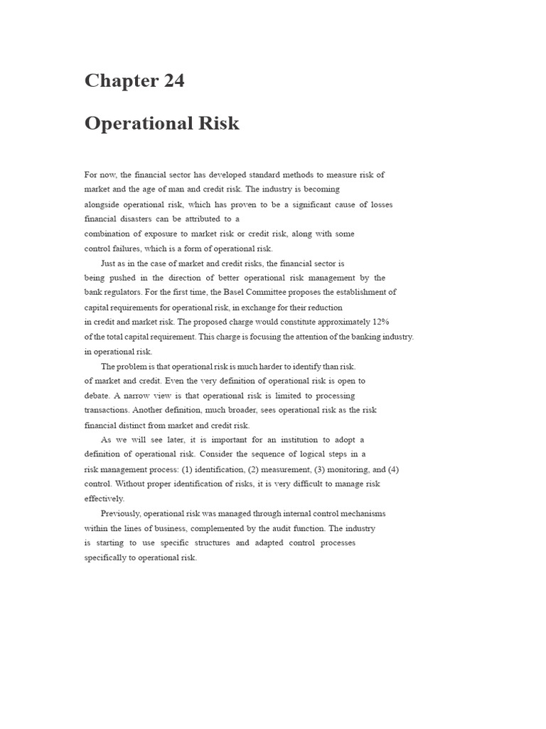 Financial Risk Manager Handbook Translated | PDF | Operational Risk | Risk