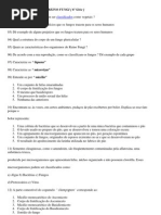 BATERIA DE EXERCÍCIO