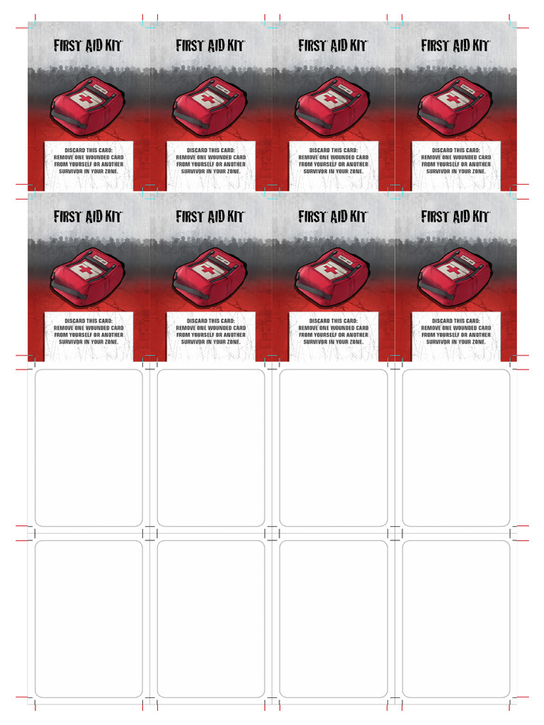 First Aid Kit Equipment Classic (Printable A4) | PDF