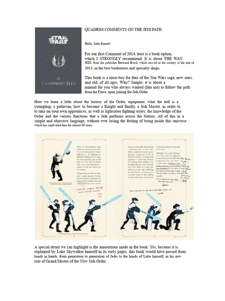 Jedi Path Book Review and Insights | PDF | Jedi | Darth Vader