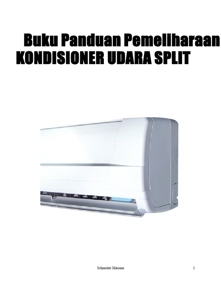 Panduan Pemeliharaan AC Split | PDF