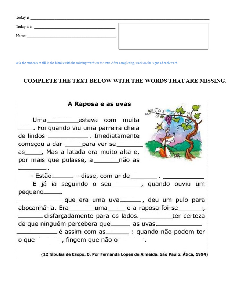 Complete the Text | PDF