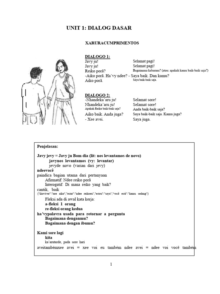 Dialog Dasar dalam Bahasa Guarani | PDF