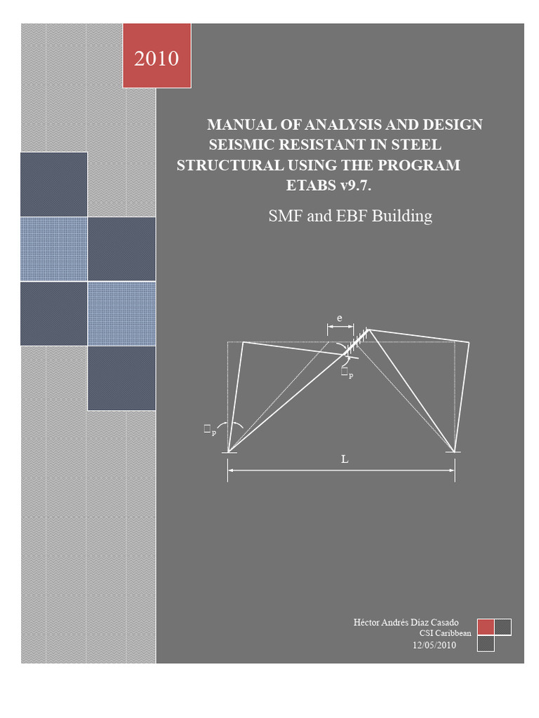 Seismic Design Manual for Steel ETABS | PDF | Beam (Structure) | Rotation