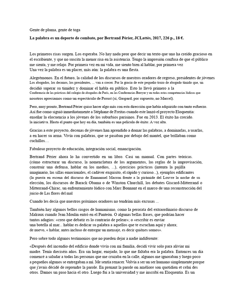 Elocuencia y Empoderamiento Juvenil | PDF