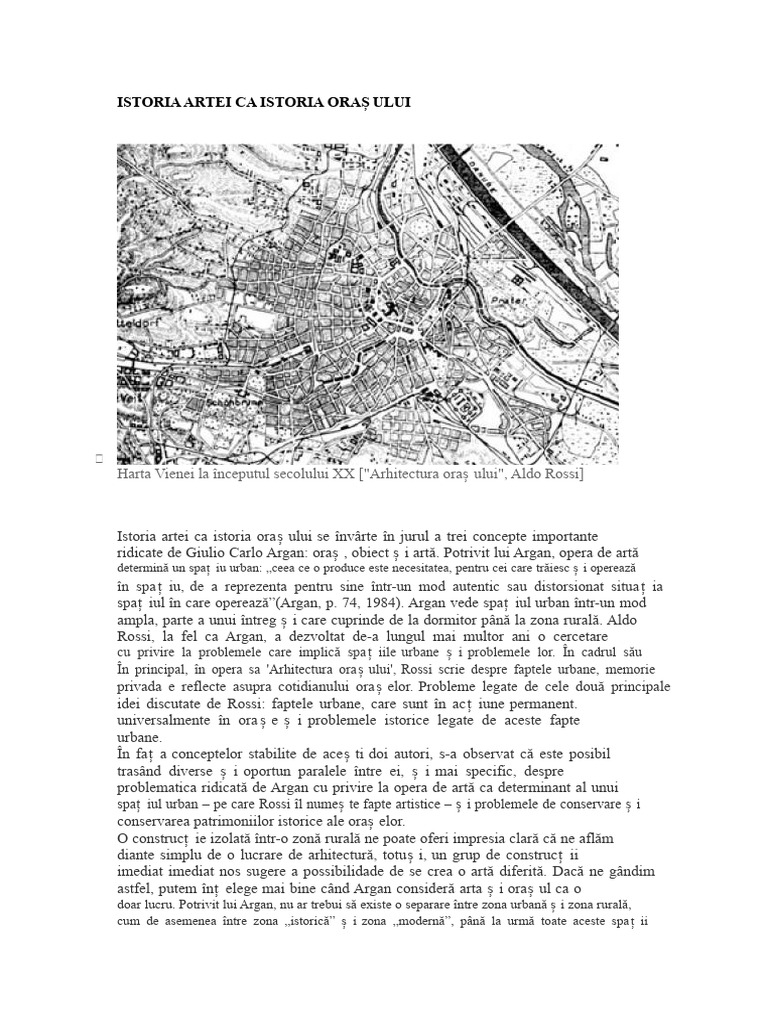Istoria Artei Ca Istoria Orașului | PDF