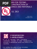 UL 263 Fire-Resistance Ratings Guide | PDF | Concrete | Welding