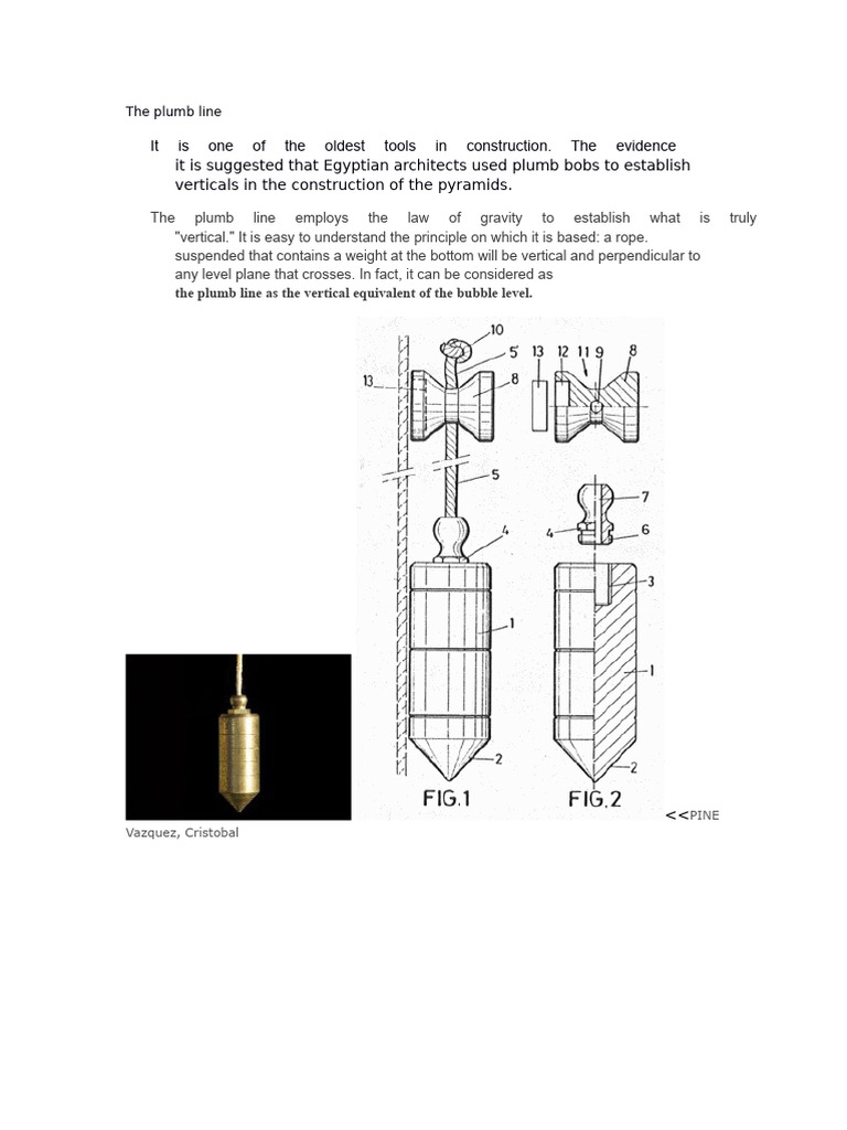 The Plumb Line | PDF