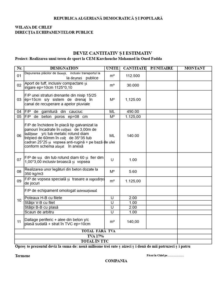 Deviz Matico | PDF