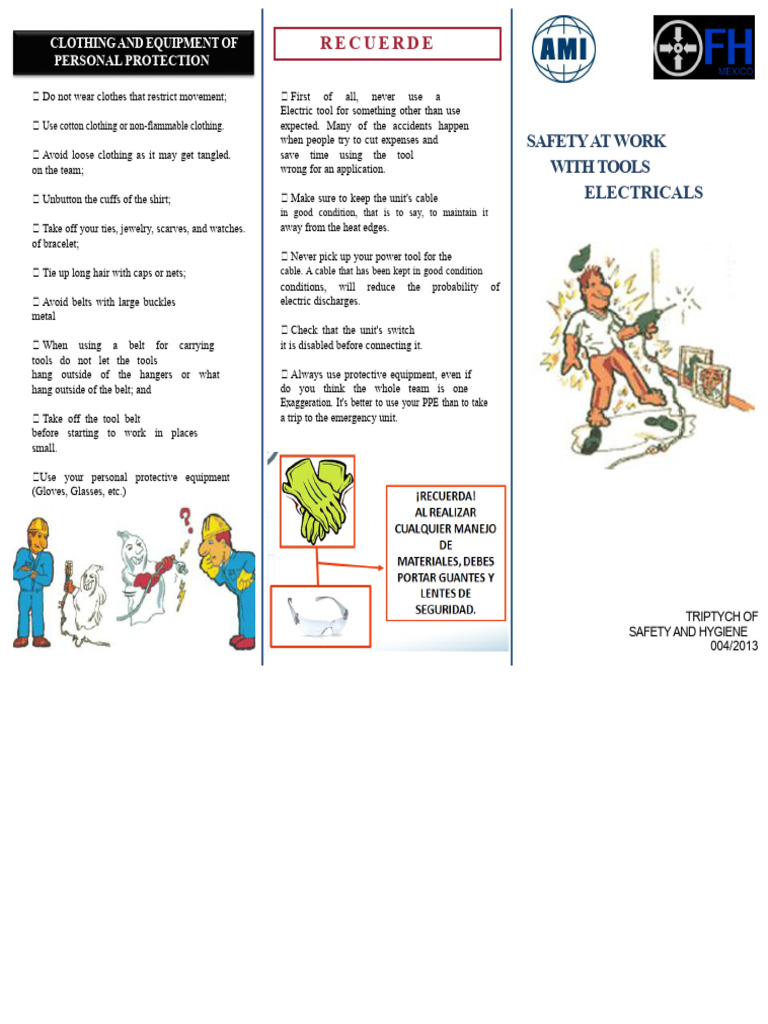 Essential Safety Gear for Electric Tools | PDF | Personal Protective ...