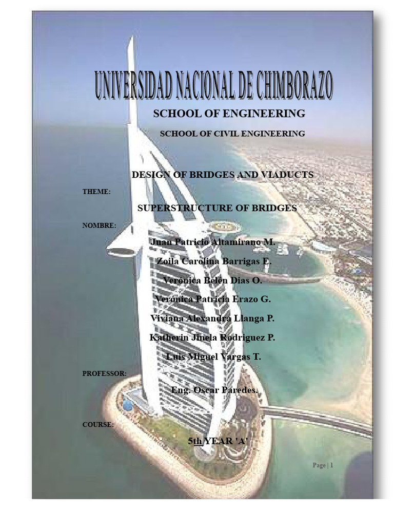 Bridge Superstructure Design Overview | PDF | Bridge | Concrete