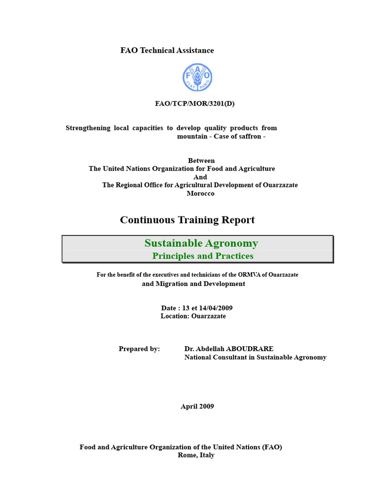 Sustainable agriculture | PDF | Crop Rotation | Agriculture